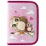 превью Пенал ПИФАГОР1 отделениеполиэстер19×13 см«Cute owls»271011