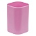 превью Подставка-стакан СТАММ «Фаворит», пластиковая, квадратная, розовая