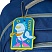 превью Рюкзак школьный Комус Класс case синий/серый, пенал, 2 отд