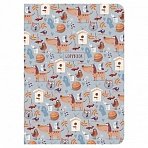 Тетрадь 60 л. в линию обложка SoftTouch, бежевая бумага 70 г/м2, сшивка, В5 (179×250 мм), ГАВ, BRAUBERG