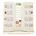 превью Подставка для книг и учебников BRAUBERG KIDS mini «Food» с таблицей умножения, регулируемый угол наклона, металлическая