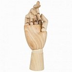 Манекен художественный BRAUBERG ART «CLASSIC», «Рука», высота 25 см, женская правая, дерево