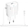 Зарядное устройство сетевое PERO TC14 USB-A QC3.0 + 2х USB-C PD, 48W белый