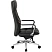 превью Кресло для руководителя Комус Мебель (Easy Chair) 597 чёрное (натуральная кожа с компаньоном, алюминий)
