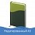 превью Ежедневник BRAUBERG недатированный, А5, 138?213 мм, под комбинированную кожу с волной, 160 л., зеленый/салатовый