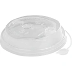 Крышка д/стакана с питейн.пп d-80 м м прозр., 1000шт/кор (3002П)