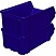 превью Ящик (лоток) универсальный полипропиленовый 400×230×150 мм синий