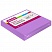 превью Стикеры 76×76 мм Attache неоновые фиолетовые (1 блок, 100 листов)
