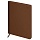 Еженедельник недатированный, B5, 64л., твердый переплет, кожзам, BG «Vienna. Dark brown», коричневый