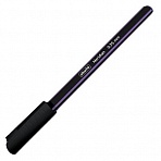 Ручка шариковая Attache Meridian синяя (черно-фиолетовый корпус, толщина линии 0.35 мм)