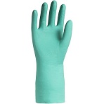 Перчатки защитные нитрил Lakeland Nitrosol EN15F цв. зеленый р.9
