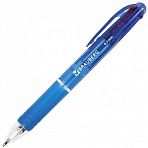 Ручка шариковая BRAUBERG «Spectrum» автоматическая, 4 цвета, корпус синий тониров., син., чер., крас., зел.