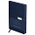 Ежедневник недатированный, А5, 136л., твердый переплет, кожзам, Greenwich Line «Fascia. Navy blue», магнитная застежка, цветной срез