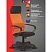 превью Кресло для руководителя Easy Chair 655 TTW оранжевое/чёрное (ткань/сетка/экокожа, пластик)