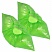 превью Бахилы одноразовые полиэтиленовые повышенной плотности 35 мкм зеленые (3.5 г, 50 пар в упаковке)