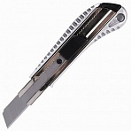 Нож универсальный BRAUBERG, 18 мм, металлический корпус, автофиксатор, блистер