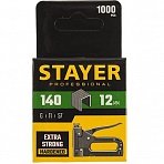 Скобы для строительного степлера Stayer тип 140, 12 мм 1000 шт (31610-12)