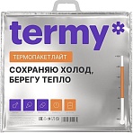 Термопакет ЛАЙТ_ 60×55 Мет/ВПЭ/ПВД Белая_Квадрат ручка_Терми