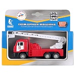Машина игрушечная Технопарк «Пожарная машина», KAMAZ, металл., 12см, инерционная, с подвижными элементами