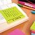 превью Блок-кубик 3M Post-it 2028-NB (76?76мм, 5 цветов неоновый зеленый)