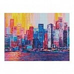 Алмазная мозаика ТРИ СОВЫ «Город», 50×70см, холст, картонная коробка с пластиковой ручкой