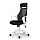 Кресло для руководителя Easy Chair 578 TC черное/белое (ткань/сетка/пластик)