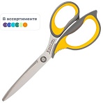 Ножницы Deli E77760 Soft офисные 210мм ТПЭ сталь ассорти блистер