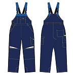 Полукомбинезон летний жен л23-ПК син/вас (р.40-42) 158-164 (серия Л)