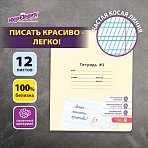 Тетрадь УЧУСЬ ПИСАТЬ № 2 12 л. частая косая линия, со справочным материалом, ЮНЛАНДИЯ