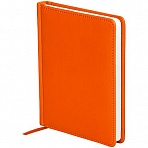Ежедневник недатир. A6, 136л., кожзам, OfficeSpace «Winner», оранжевый