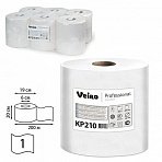 Полотенца бумажные в рулонах Veiro Professional Comfort KP210 1-слойные 6 рулонов по 200 метров (с центральной вытяжкой)