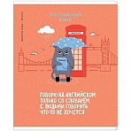 Тетрадь предметная 48л. ArtSpace «Котоцинизм» - Английский язык, ТВИН-лак