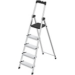 Стремянка алюминиевая 5ст. с лотком, 12см ступенька, Zalger, арт. 211-5