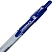 превью Ручка шариковая автоматическая Unomax (Unimax) Glide Trio RT GP Steel синяя (толщина линии 0.5 мм)