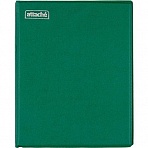 Бизнес-тетрадь Attache А5 240 листов зеленая в клетку на кольцах (165×215 мм)