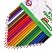 превью Карандаши цветные BRAUBERG KIDS NEW, 24 цвета, трехгранные, грифель 3 мм