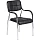 Стул офисный Комус Мебель (Easy Chair) 803 чёрный (искусственная кожа, металл хромированный)