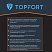 превью Перчатки КЩС нитриловые TOPFORT Профхим Нит синие (размер 8, M)