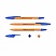 превью Ручка шариковая неавтоматическая ErichKrause R-301 Orange Stick синяя (толщина линии 0.35 мм)