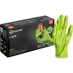 Перчатки одноразовые нитрил GOGRIP GREEN цв. зеленый (25пар/уп)р. L, ПС