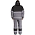 превью Костюм рабочий зимний мужской з50-КПК с СОП серый/чёрный (размер 112-116 (56-58), рост 182-188)