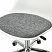 превью Кресло стул BRABIX «Eames MG-310 CH», хром, пластик белый, ткань серая
