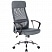 превью Кресло для руководителя Easy Chair 589 TC черное/серое (сетка/ткань/хромированный металл)