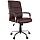 Кресло руководителя Helmi HL-E03 «Accept», экокожа коричневая