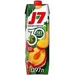 Сок J7 яблочно-персиковый 0.97 л