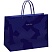 превью Пакет подарочный 32×26×12см MESHU «Blue pattern», выборочный лак, матовая ламинация