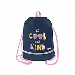 Мешок для обуви 1 отделение Berlingo «Be cool», 400×480мм, расширяющееся дно, светоотражающая лента, карман на молнии