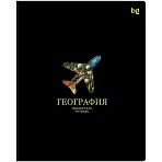 Тетрадь предметная 48л. BG «Информационное поле» - География, soft-touch ламинация, выб. лак