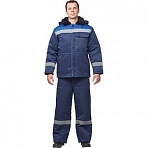 Куртка рабочая зимняя муж з32-КУ син/вас смес 64-66/182-188 (Арсенал-СП)