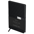 Ежедневник недатированный, А5, 136л., твердый переплет, кожзам, Greenwich Line «Fascia. Graphite», магнитная застежка, цветной срез